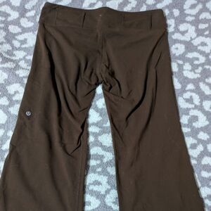 Lululemon Athletica Chocolate Brown Flared Pants